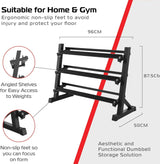 Dumbbell Rack Wide 3 Tier - Used - Acceptable