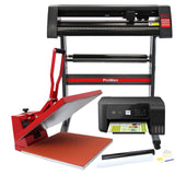 PixMax 50cm Clam Heat Press, Vinyl Cutter, Printer, Weeding Pack - Used - Very Good