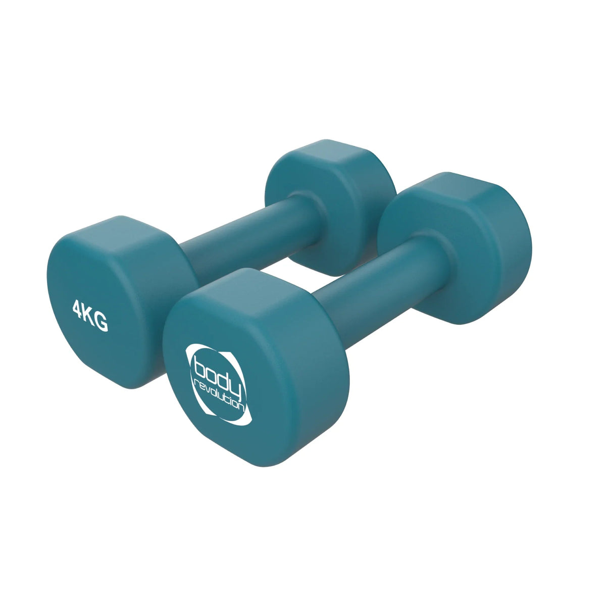 2 x 4KG Neoprene dumbbells - Used - Very Good