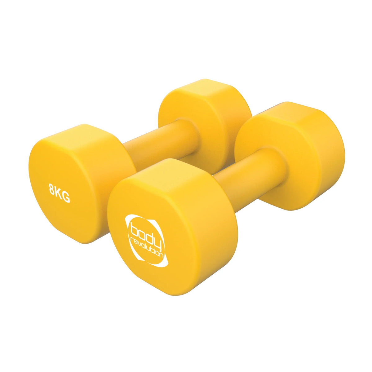 2 x 8KG Neoprene dumbbells - Used - Good