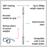 Body Revolution Olympic Barbell Bar 4ft - 7ft - Used - Good