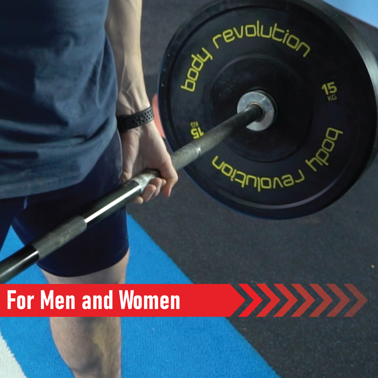 Body Revolution Olympic Bumper Plates (Black) - Used - Acceptable