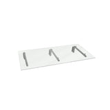 MonsterShop Glass Door Canopy & Brackets, 180cm W, 80cm D - Like New