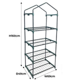 Greenhouse 4 Tier with PE Cover - Used - Acceptable