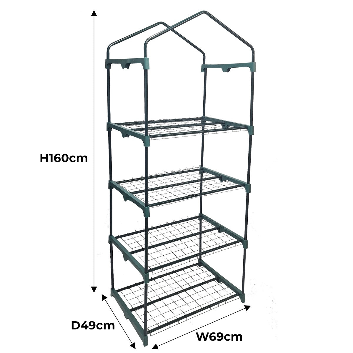 Greenhouse 4 Tier with PE Cover - Used - Very Good