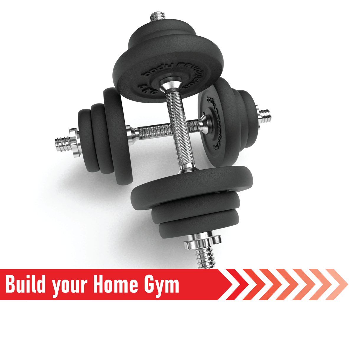 Body Revolution Cast Iron Dumbbell Set 15 kg - 50 kg - Used - Good