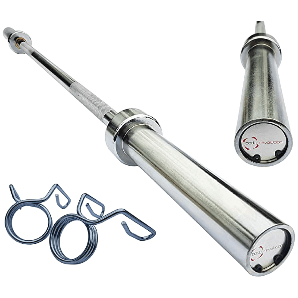 Body Revolution Olympic Barbell Bar 4ft - 7ft - Like New
