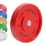 Body Revolution Olympic Bumper Plates (Colour) - Used - Very Good