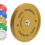 Body Revolution Olympic Bumper Plates (Colour) - Like New