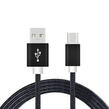 MonsterShop Magnetic USB Type-C Nylon Braided Fast Charging Cable Black - Like New