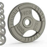 Olympic Tri Grip Cast Iron Weight Plates - Pairs & Sets - Like New