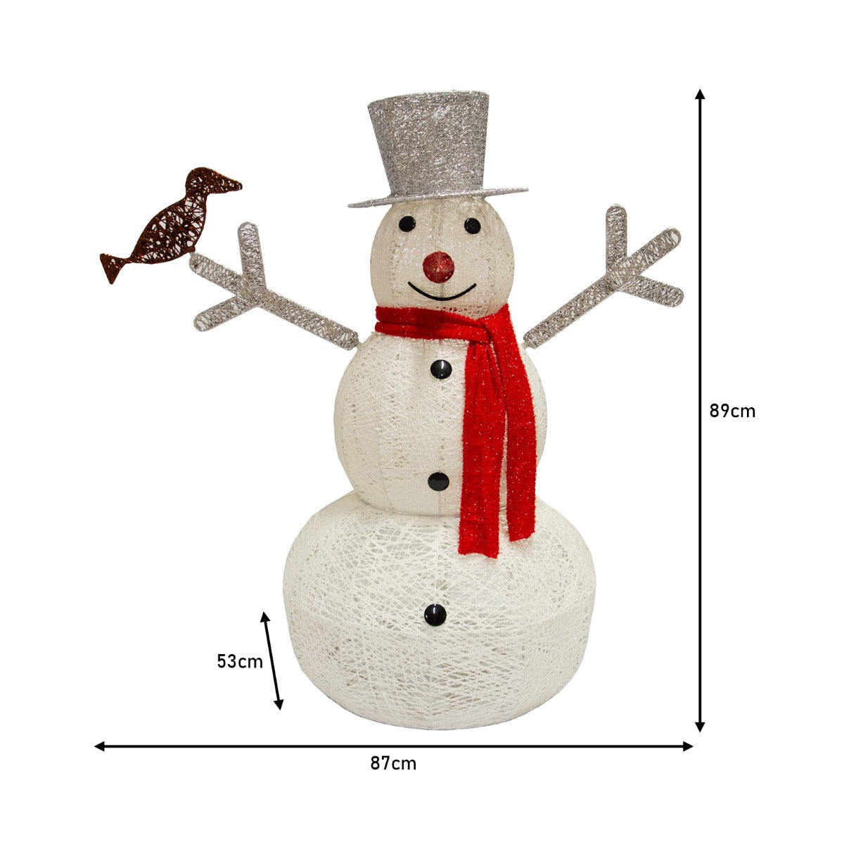 Light-Up Snowman - Like New