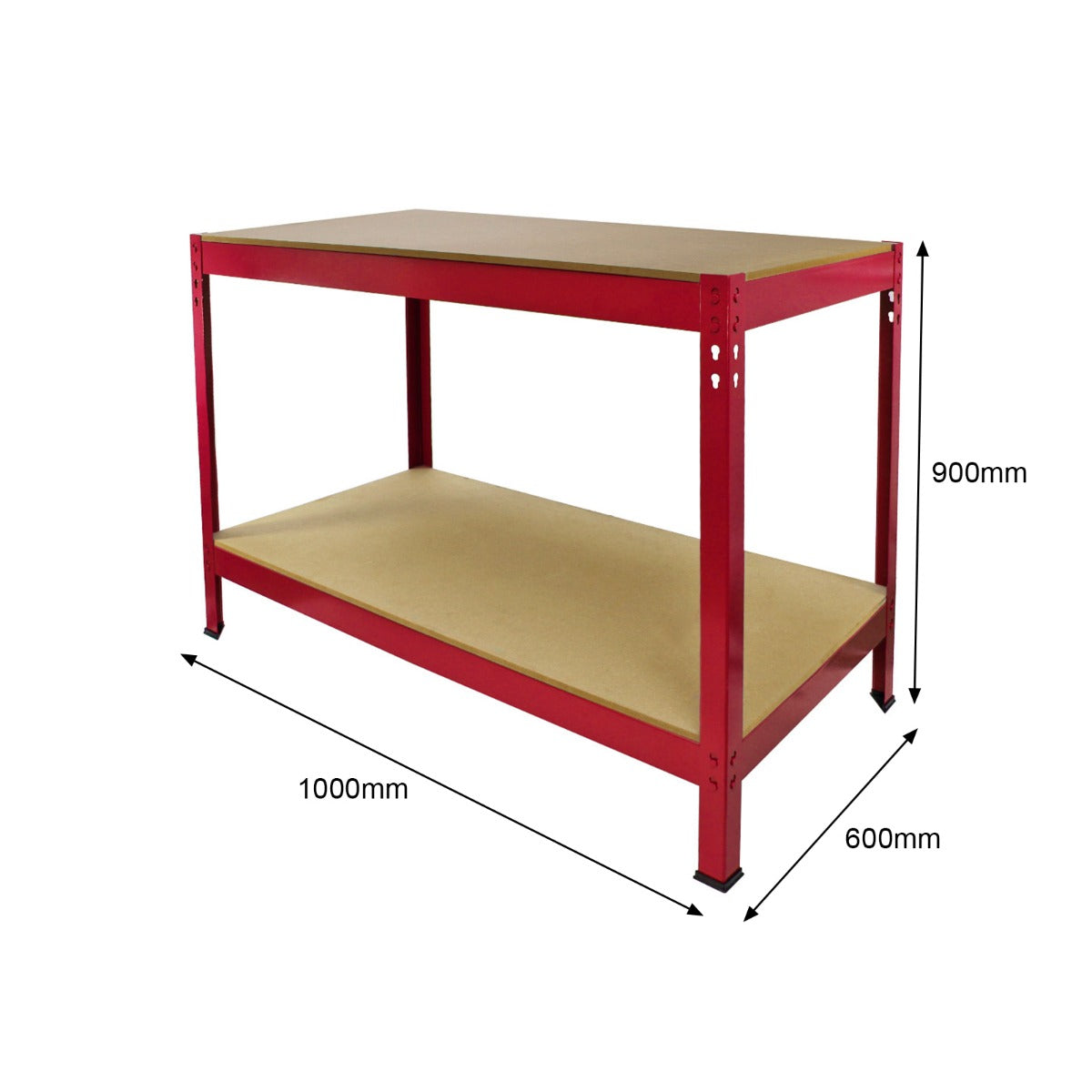 Q-RAX Red Workbench 100cm - Used - Acceptable