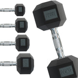 Body Revolution Hex Dumbbells 1 kg - 40 kg Pairs - Used - Very Good