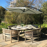 Cream Cantilever Parasol - Used - Acceptable