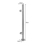 MonsterShop Stainless Steel Balustrade, End Post, 110cm H - Used - Very Good