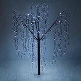 Weeping Willow Tree - 180cm Black 400 Cool White LED - Used - Acceptable