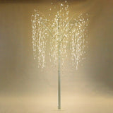 Weeping Willow Tree - White- 240cm - Warm White - Used - Acceptable
