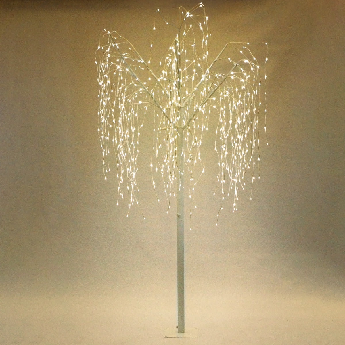 Weeping Willow Tree - White- 240cm - Warm White - Used - Good