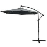 Grey 3m LED Cantilever Parasol - Used - Good