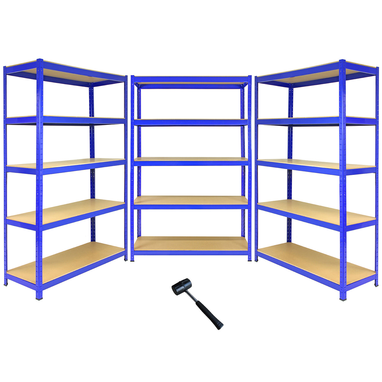 3 x T-Rax 1200mm x 450mm x 1800mm Blue - Like New