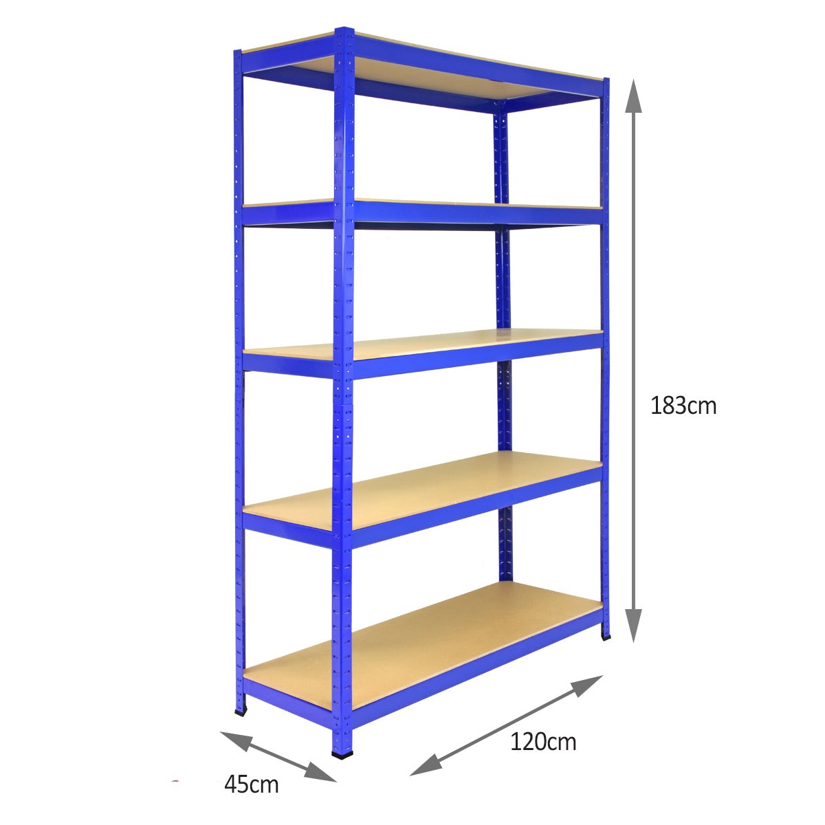 3 x T-Rax 1200mm x 450mm x 1800mm Blue - Like New