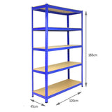 3 x T-Rax 1200mm x 450mm x 1800mm Blue - Like New