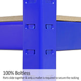 3 x T-Rax 1200mm x 450mm x 1800mm Blue - Like New