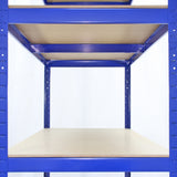 Monster Racking T-Rax Strong Storage Shelves, Blue, 120cm W, 60cm D, Set of 5 - Like New