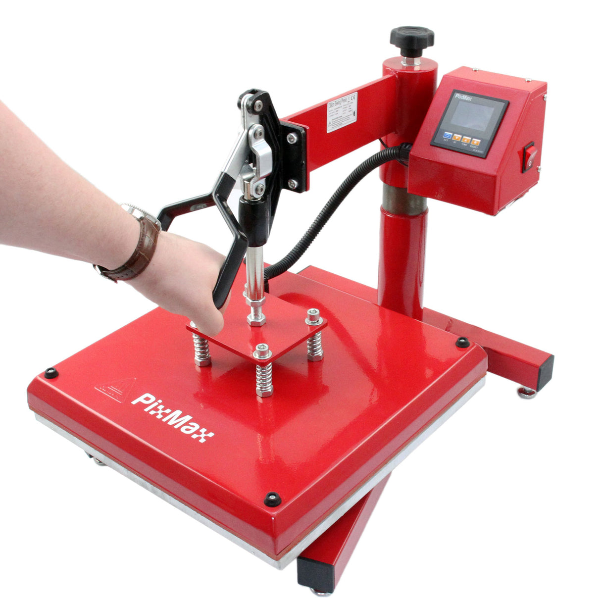 PixMax 38cm x 38cm Swing Heat Press Machine - Used - Acceptable