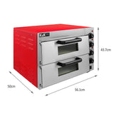 KuKoo 16" Twin Deck Electric Pizza Oven - Used - Acceptable