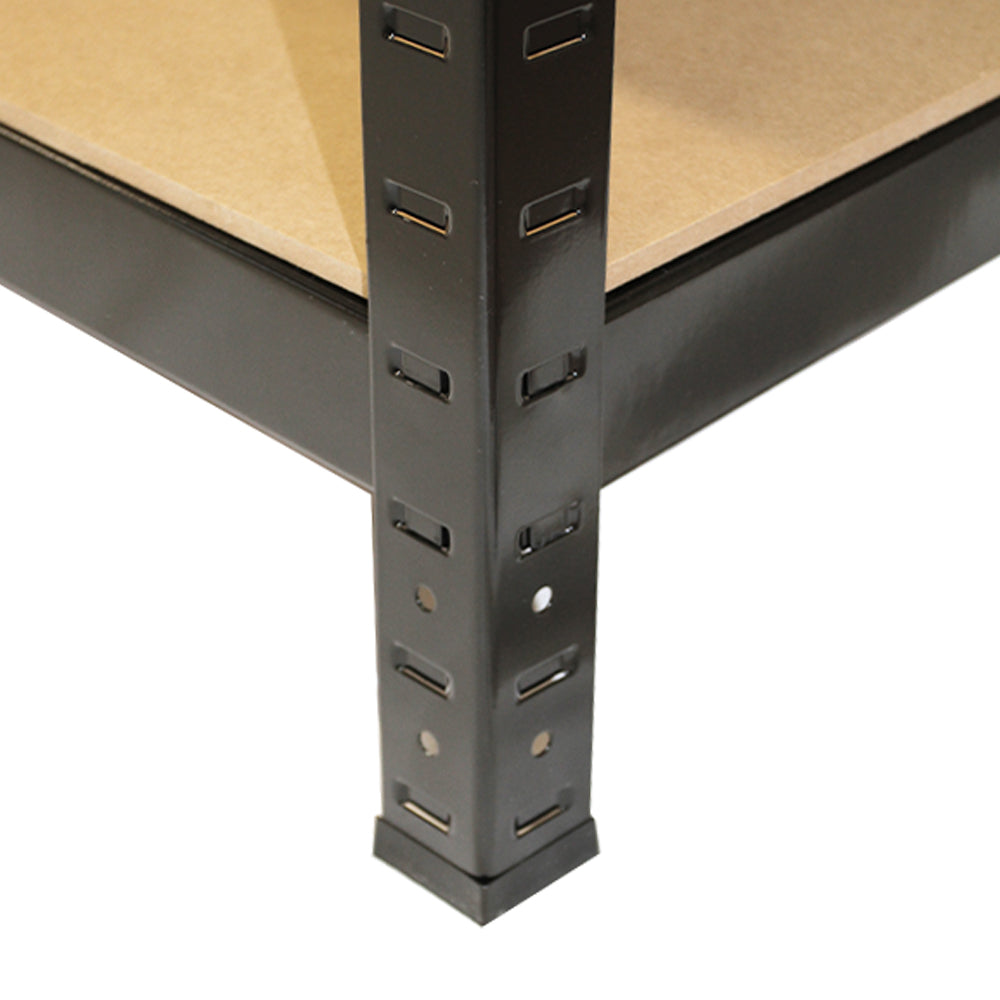 Monster Racking T-Rax Heavy Duty Shelving Units, Black, 75cm W, 30cm D, Set of 2 - Used - Very Good