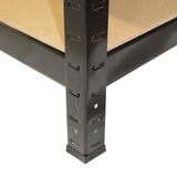 8 x T-RAX Black Metal Racking Units 75cm x 150cm x 30cm - Used - Acceptable