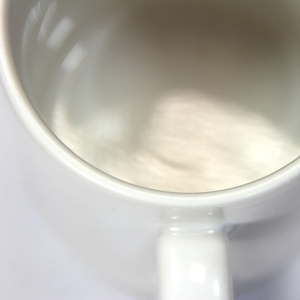 36 White Polymer Coated AAA Mugs With Boxes - Like New