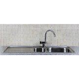 Premium Stainless Steel Kitchen Sink & Confetti Tap - Used - Very Good