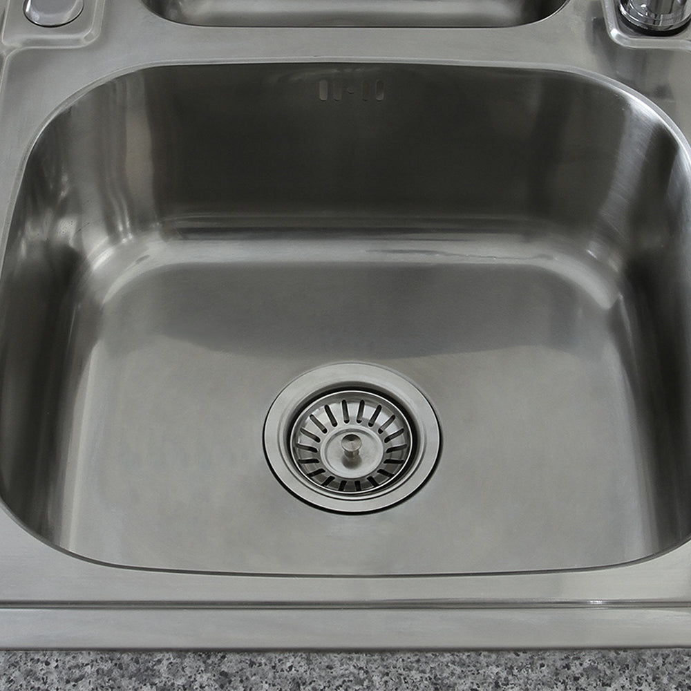 Premium Stainless Steel Kitchen Sink & Confetti Tap - Used - Very Good