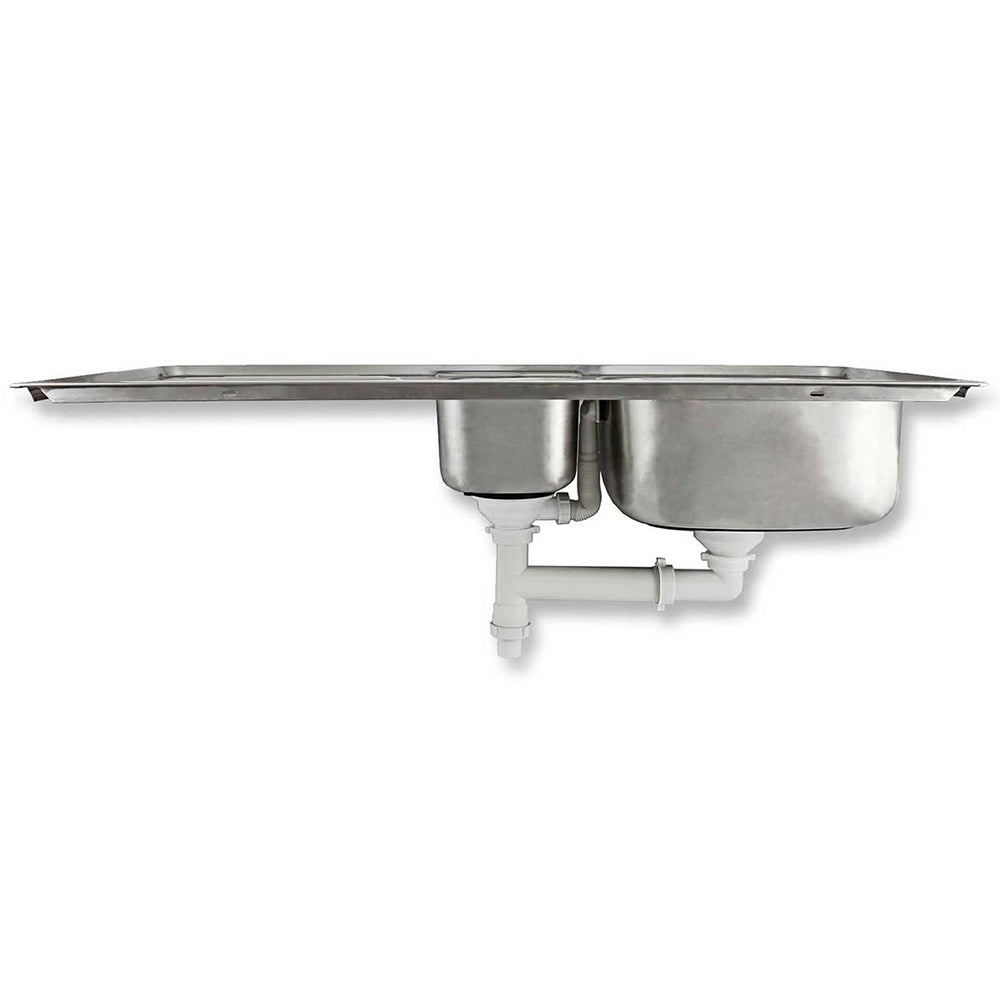 Premium Stainless Steel Kitchen Sink & Confetti Tap - Used - Very Good