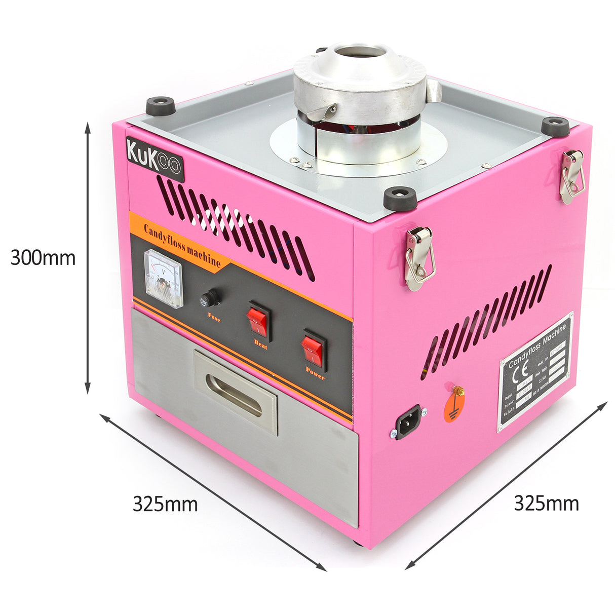 KuKoo Candy Floss Machine & Protective Dome - Used - Good