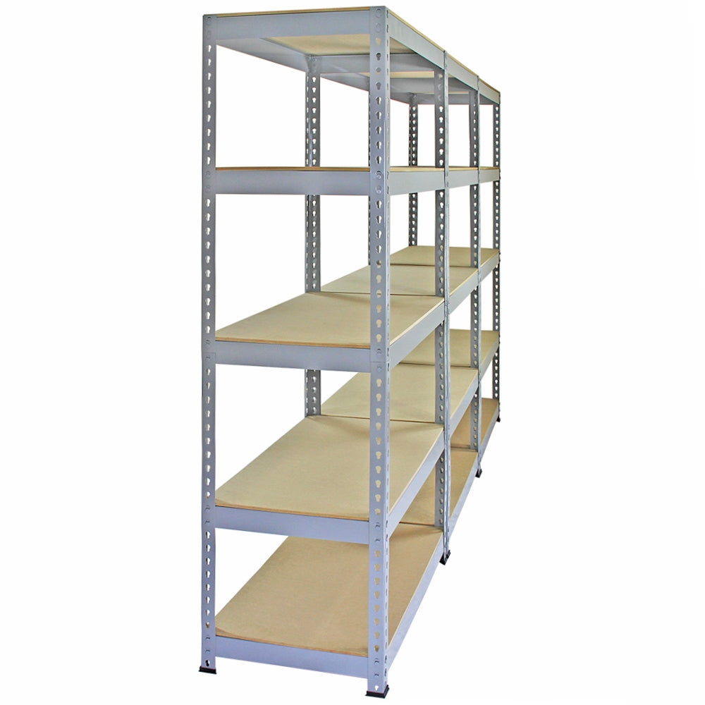 10 x Q-Rax Grey Metal Racking Units 90 x 50 x 180cm - Like New