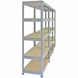 10 x Q-Rax Grey Metal Racking Units 90 x 50 x 180cm - Like New