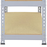 10 x Q-Rax Grey Metal Racking Units 90 x 50 x 180cm - Like New