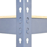 10 x Q-Rax Grey Metal Racking Units 120 x 50 x 180cm - Like New