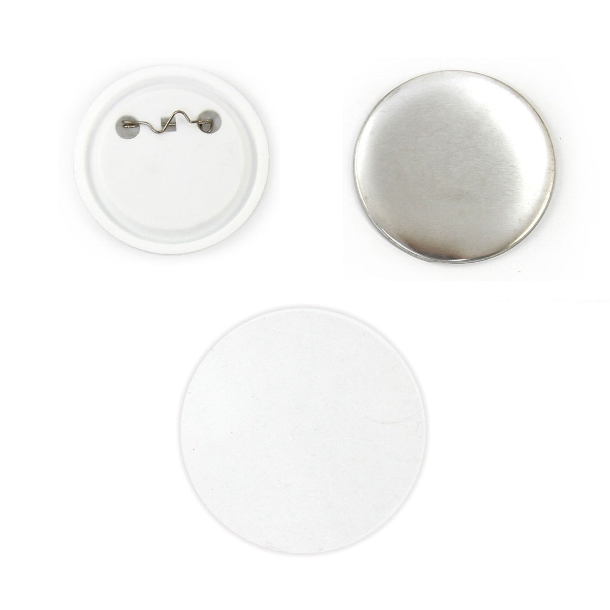 PixMax 58mm Badge Components 100 blanks - Used - Good