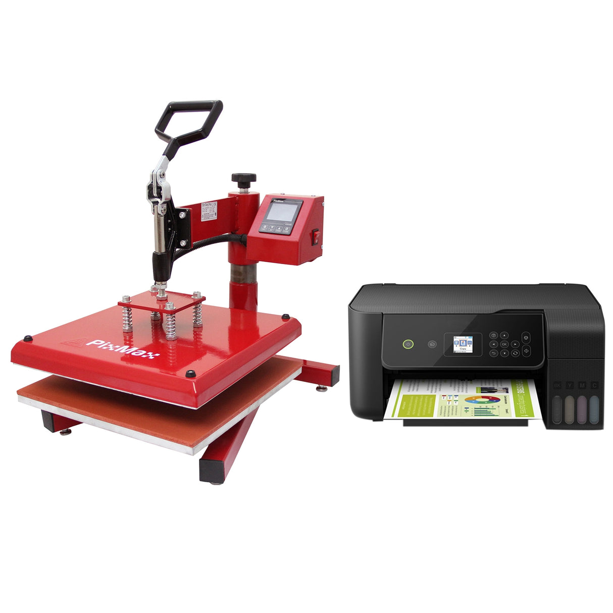 PixMax 38cm Swing Heat Press & Printer - Like New
