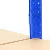 2 x T-RAX Blue Metal Racking Units 75cm x 150cm x 30cm with Free Bay Connectors - Used - Good