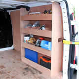 11sqm Wheat Van Lining & Ford Transit Custom SWB Van Racking Unit - Used - Very Good
