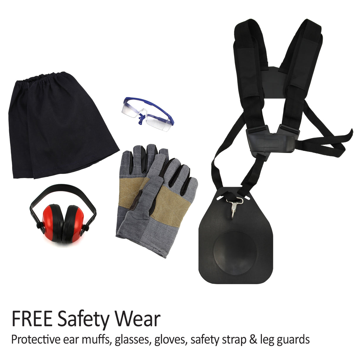 T-Mech 5 in 1 52cc Petrol Garden Cutter Multi Tool - Used - Good