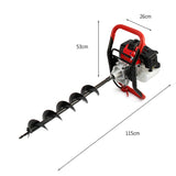 T-Mech Earth Auger & 2-Stroke Post Driver - Used - Acceptable