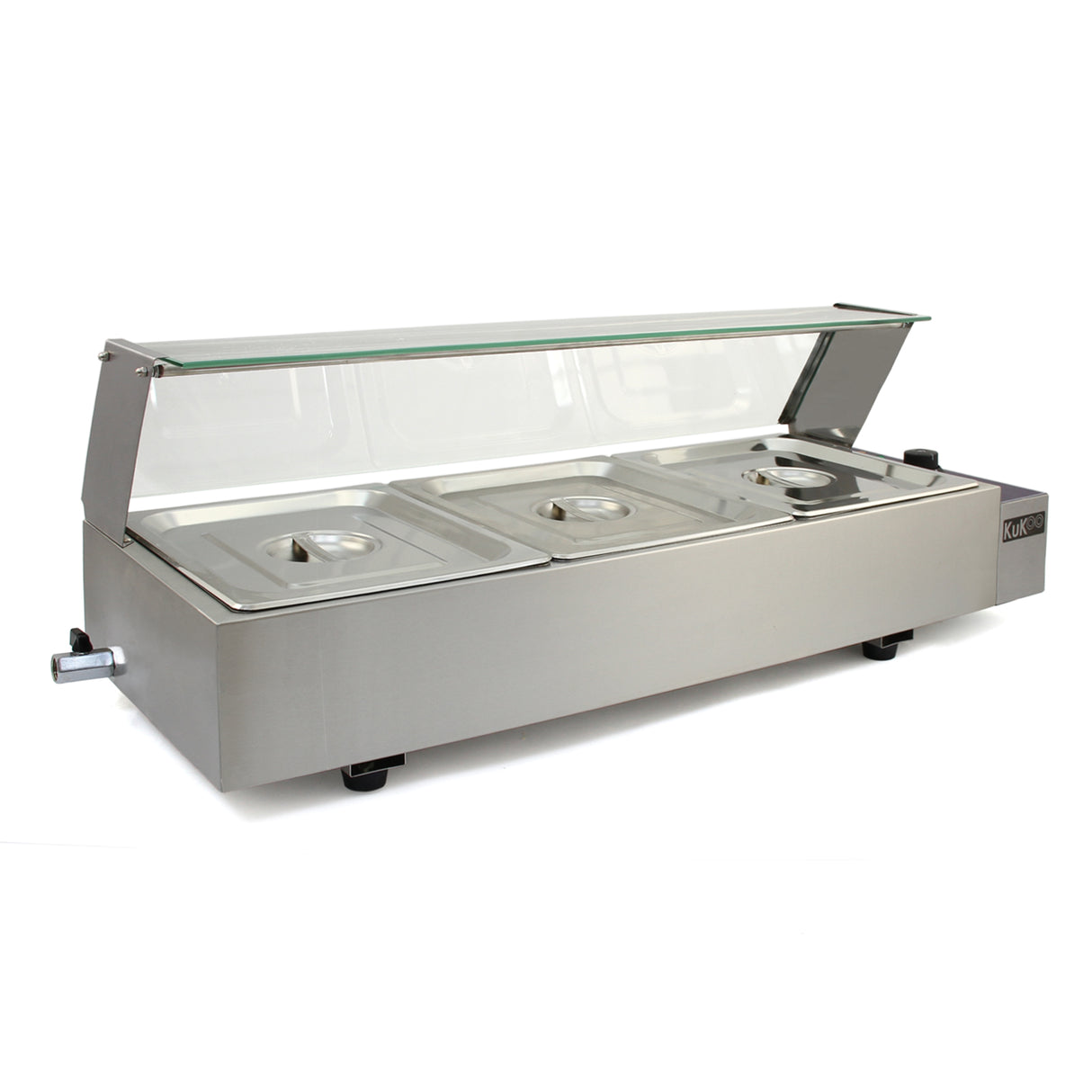 KuKoo 3 Pan Wet Well Bain Marie - Used - Acceptable
