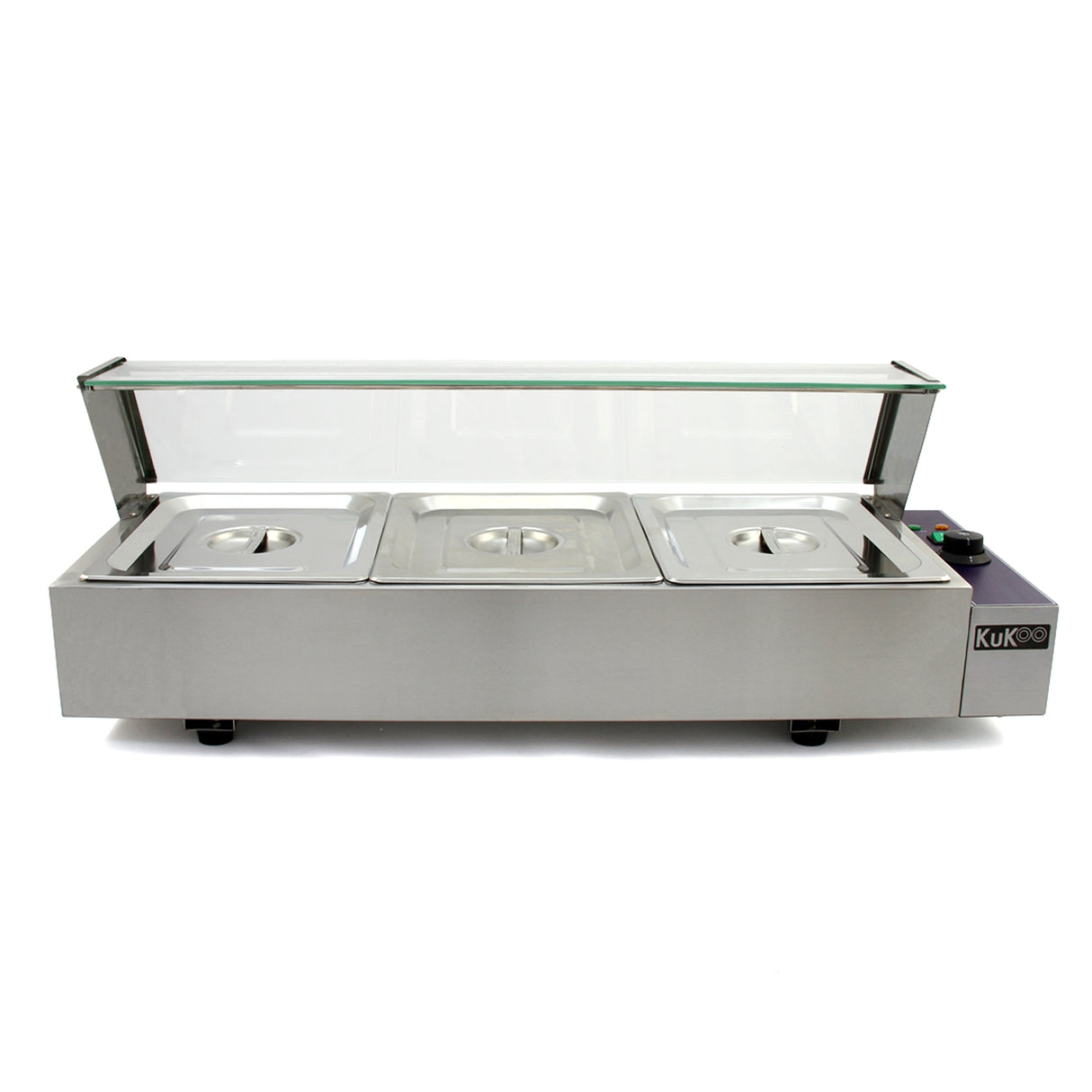 KuKoo 3 Pan Wet Well Bain Marie - Used - Acceptable
